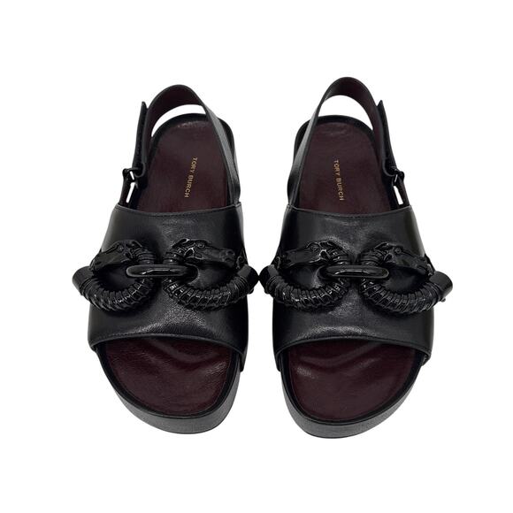 TORY BURCH Jessica Platform Sandal in Perfect Black 7 - Picture 3 of 8